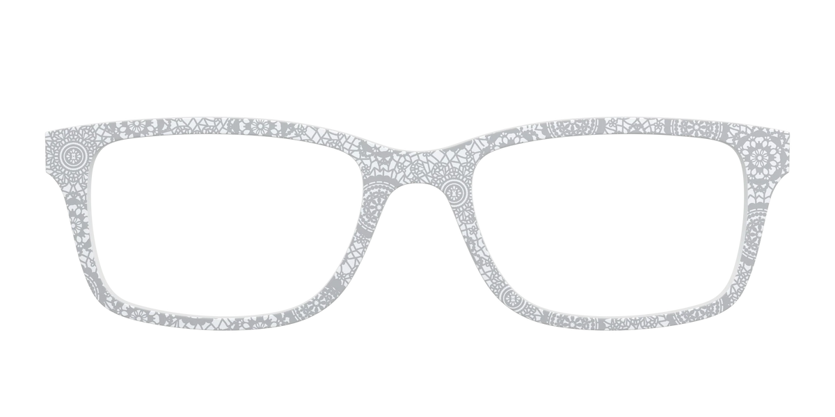 The Pale Gray Medallion Lace