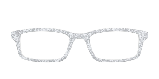 The Pale Gray Floral Lace