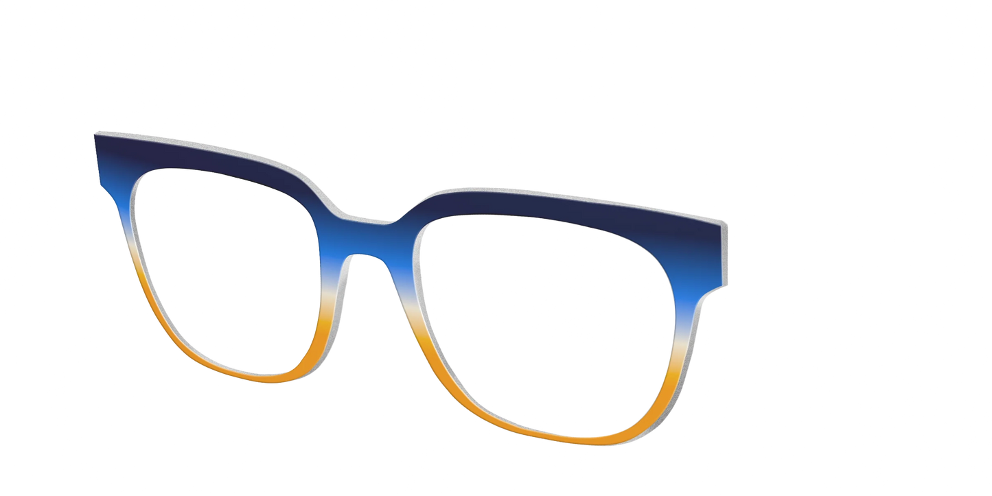 The Royal Blue to Gold Gradient