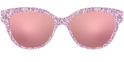 The Polarized Rose Gold Sparkle Sun Top