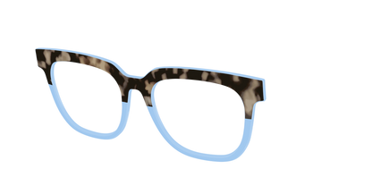 The Denim Tortoise Crystal Split