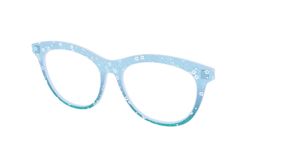 The Sky Blue Crystal with Daisy Glitter